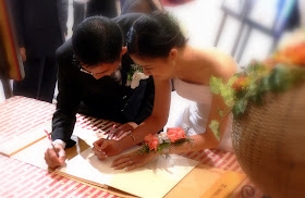 Signing the register