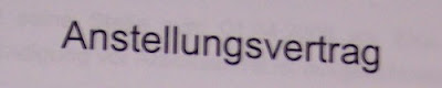 Anstellungsvertrag