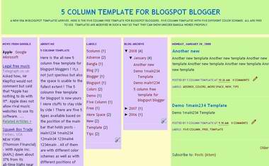 Simple Style 1 Blogger Template