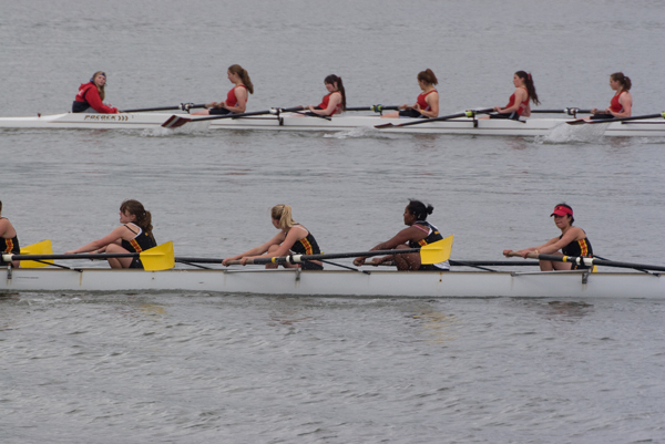 Women's 8 in another tight race Women's 8 in another tight race, JLAC, April 6
