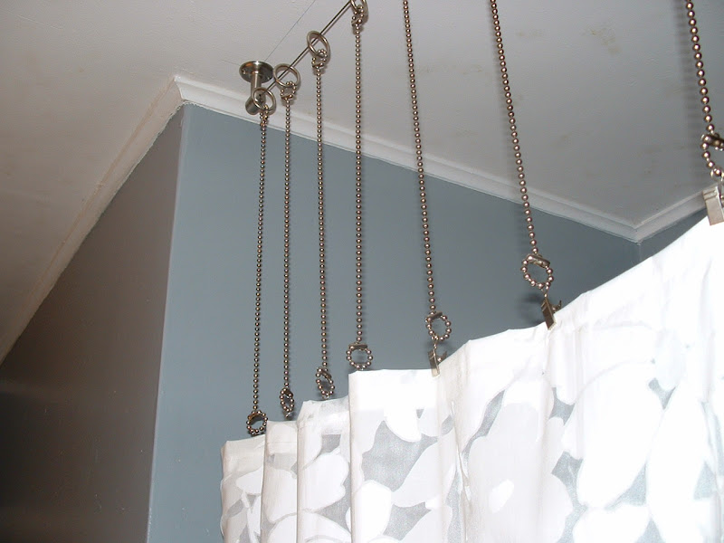 Chronically Uncool Custom shower curtain rod, the hard way