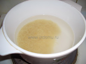 Варим рис для каши