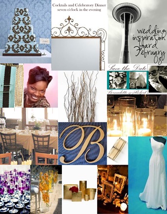 February Wedding Inspiration Board