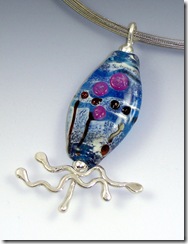 Abstract Blue Fish