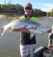 2008 Near Record Barramundi Catch by my son in Townsville. Click here for full details