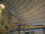 Inside Marchwood Incinerator dome