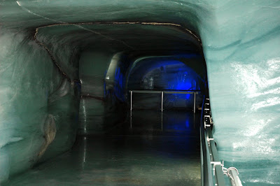 More of the Ice Palace. This is actually carved inside a moving glacier!