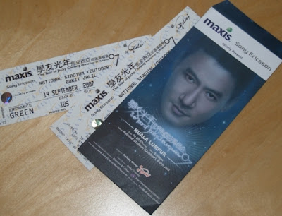 Jackie Cheung's Concert Tickets