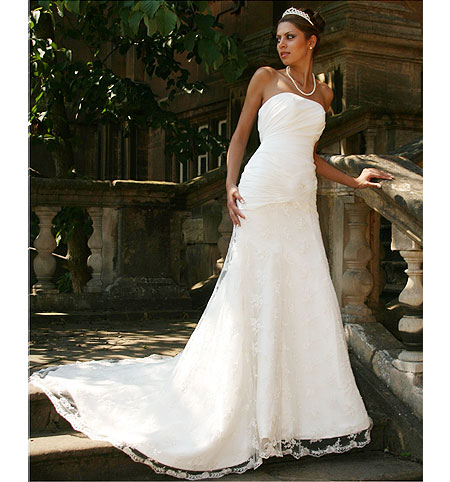 Rianna ; Strapless Wedding Dress, Bridal Gown