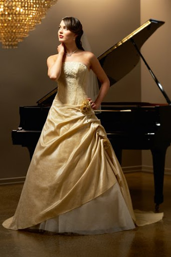 Allure Yellow Bridal Gown 2010