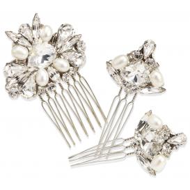 Bridal Accessories: Hair Comb Set Bridal Accessories: Hair Comb Set