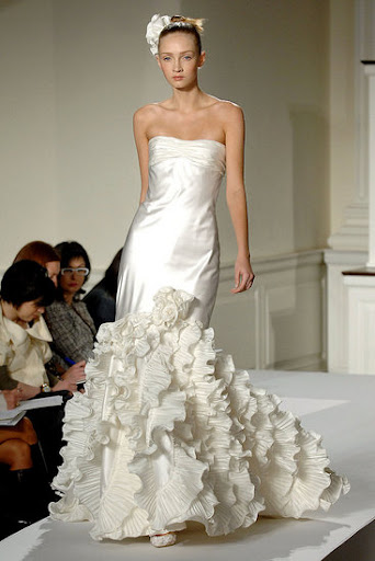 Ruffles ; including in top recommended bridal gown 2009 Ruffles ; including in top recommended bridal gown 2009