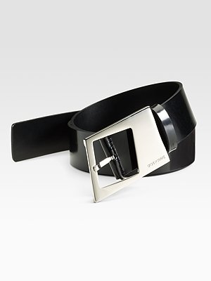 Dior Homme Mirrored Leather Belt
