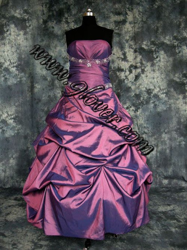 Lavender ; prom party dress'