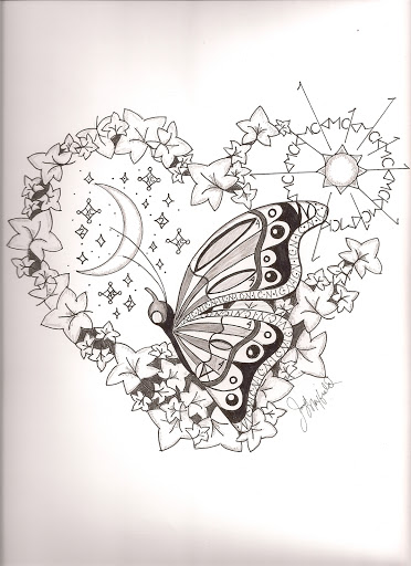 butterfly tattoo art design