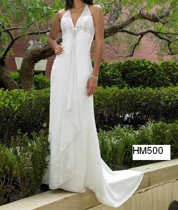 HM500 ; Informal White Bridal Gown Wedding Dresses