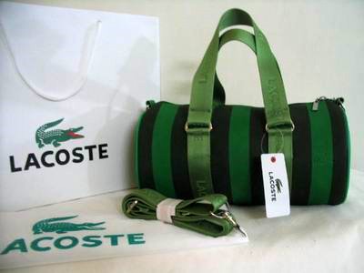Excotic Green Woman Handbag From Lacoste
