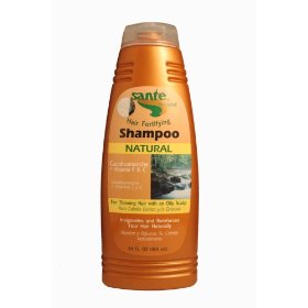 Santé Natural Hair Fortifying Shampoo with Cacahuananche + Vitamin E & C (14 Fl Oz) - For Thinning Hair with an Oily Scalp - It Invigorates and Reinforces Your Hair Naturally