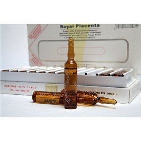 Royal Placenta Hair Lotion - Placenta Vials for Hair Growth with Royal Jelly