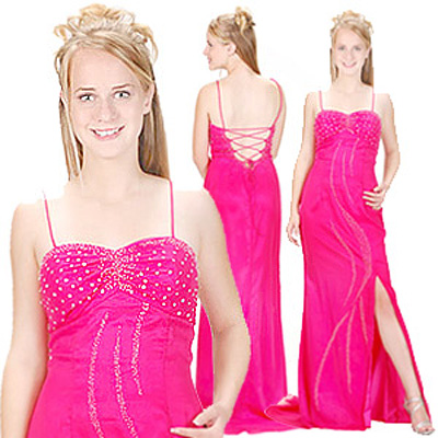 awesome pink prom dress/gown