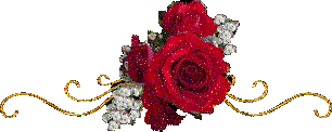 gif de flor uma rosa vermelha com efeito glitter b