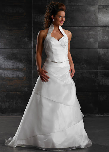 Bridal Gown + Halter V Neck