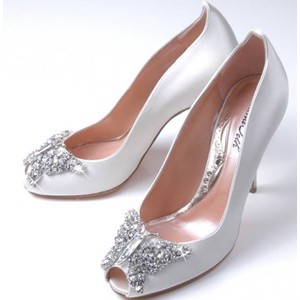 Stunning Butterfly Embellished Wedding Womens Shoes