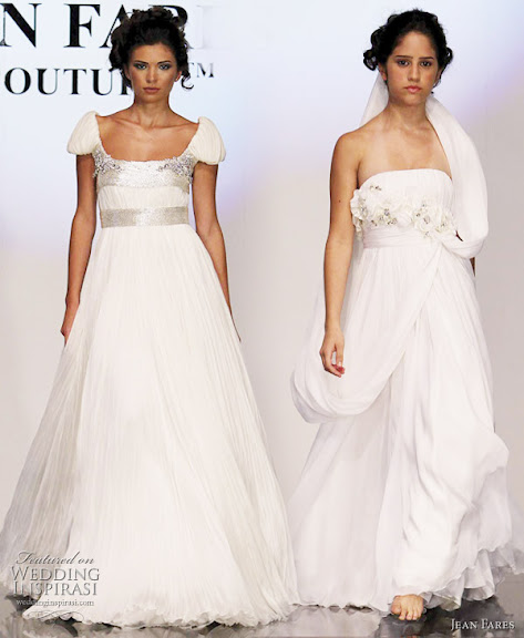 Jean Fares ; White Wedding Gown 2011