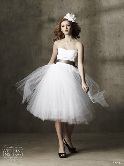 Ballerina Tea Length Wedding Gown 2011