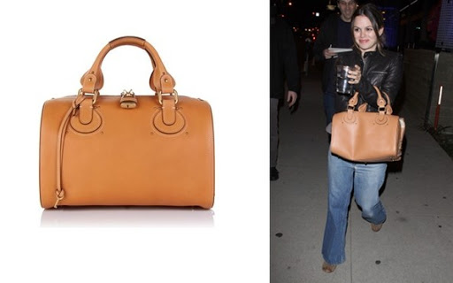 Rachel Bilson Celebrity Handbag, Duffel Bag Chloe