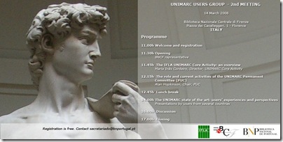invitation UNIMARC