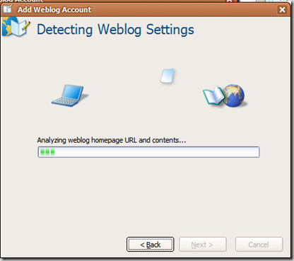 Detecting Weblog Settings