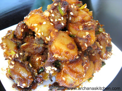 Chinese Sweet Potato Wedges