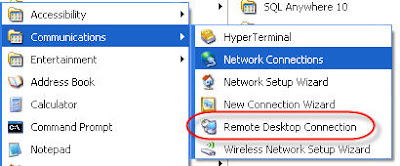 Win XP Default Remote Desktop Application