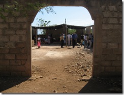 Doglas church through entrance