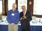 His Excellency, Senator Aqel Biltaji (pictured to my left holding a blogJordan.com carabiner)