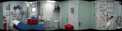 Cardiac Room na enfermaria do Legend. É tudo tão lindo!!!