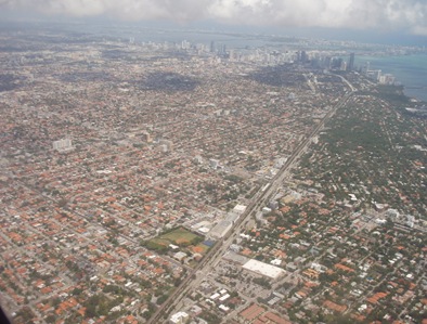 Miami vista do céu