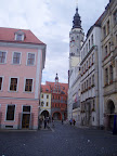 Untermarkt mit Schönhof und Rathaus