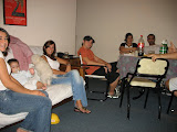 Clau, Nacho, Sofía, Romi, Guido, Marisa, yo y parte de Ignacio.