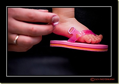 sandle and hand BORDER