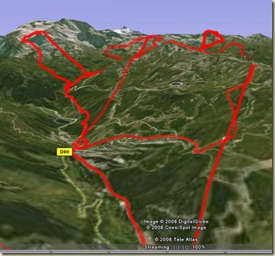 GoogleEarthSkiRoute