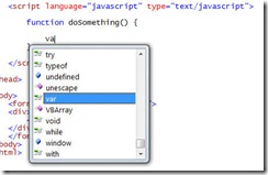 javascriptintellisense