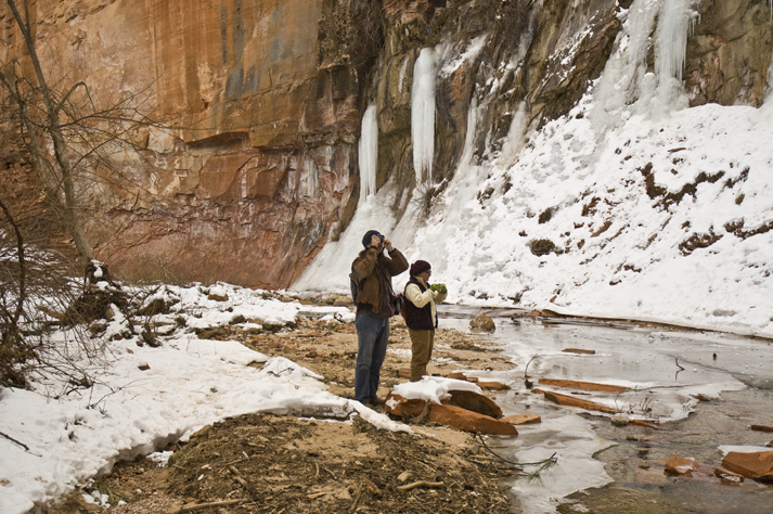 DSC_6911 robin and charlie meyers in winter wonderland of west fork trail en az.jpg