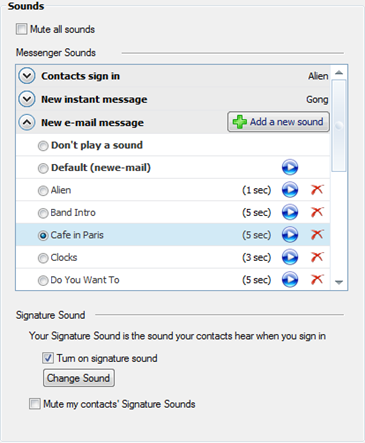 Options Sound WLM 9