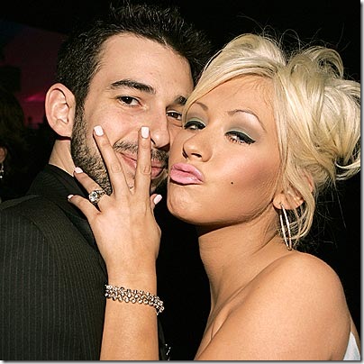 Christina Aguilera and husband Jordan Bratman  picture