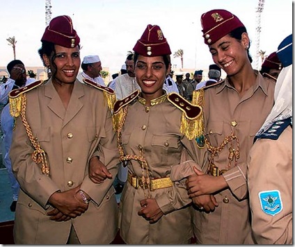 Gaddafi's virgin female bodyguards picture