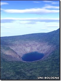 lake cheko deemed as tunguska event crater picture
