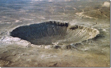 picture of Meteor Crater in Arizona