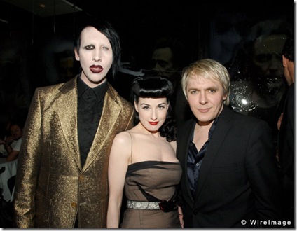 Marilyn Manson, Dita von Tease and Nick Rhodes picture